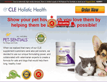 Tablet Screenshot of pet-sentials.com